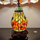 Dragonfly Tiffany Lamp Table Lamp American Style 12 Inch Glass Retro E27 Living Room Decor Ljojo