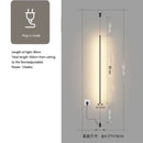 Slim Line Floor Light Led Pendant Lamp Suspension Hanging by Ljojo for Living Room Bedroom