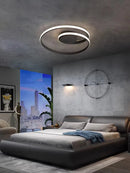 Modern Black LED Ceiling Light for Bedroom Living Room by Ljojo - Minimalist Indoor Lighting Fixtures
