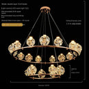 Crystal Pendant Light for Luxury Living Room - Dandelion Design | Ljojo