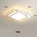 Ljojo Geometric Metal LED Ceiling Light Art Luxury Chandelier for Home Decor & Office