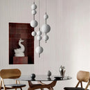 Ljojo Glass Ball Pendant Lamp Ceiling Chandelier Kitchen Bedroom Home Decor
