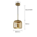 Modern Glass Chandelier Pendant Lamp by Ljojo for Dining Room & Kitchen Island