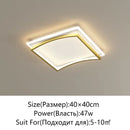 Modern Square LED Ceiling Lights for Home Decoration Living Dining Rooms Chandeliers by Ljojo