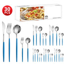 Ljojo 30-Piece Stainless Steel Cutlery Set for Dining Banquets