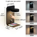LED Wall Light with USB Charging - Ljojo Bedroom Reading Lamp