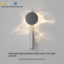 Water Ripple Nordic Wall Lamp Rotatable Shadow Light for Bedroom by Ljojo