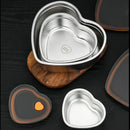 Ljojo Love-Shaped Stainless Steel Kitchen Storage Organizer Dish Drainer Tray
