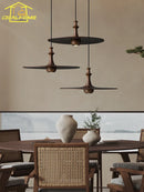 Ljojo Minimalist Black Flying Saucer Pendant Light LED GU10 Home Decor Study Bar Restaurant