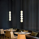 Modern Minimalist Glass Ball Chandelier Pendant Light for Living Room by Ljojo