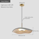 Ljojo LED Chandelier Beach Pattern Lotus Leaf Resin Bedhead High End Furniture