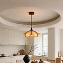Japanese Wabi-Sabi LED Pendant Light by Ljojo: Resin Chandelier Lamp for Home Decor