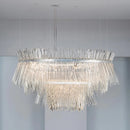 Luxury Chrome Crystal Chandelier Pendant Lamp for Living Room Bedroom Ljojo