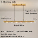 Italian Minimalist Glass Dining Table Chandelier | Ljojo Long Island Bar Nordic Luxury Lamp