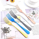 Ljojo 16-Piece Stainless Steel Cutlery Set - Silverware Spoon Knife Fork Tableware