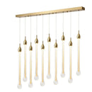 Ljojo 3W LED K9 Crystal Chandelier, Metal Round Stairs Villa Suspend Lamp Light Fixture