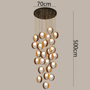 Ljojo LED Pendant Light for Modern Home Decor and Staircase Chandeliers