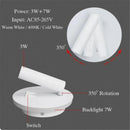 Ljojo LED Wall Lamps 3W 6W Sconce Adjustable Switch Bedside Reading Strip Light
