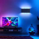 Ljojo LED Touch Wall Lamp Colorful Remote Control Night Light 6W