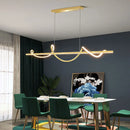 Ljojo LED Chandeliers: Modern Minimalist Dining Kitchen Pendant Lighting