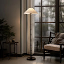 Ljojo Bamboo Floor Lamp: Retro Chinese Style Standing Table Light for Living Room & Bedroom