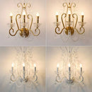 American Retro E14 Led Chandelier: French Style White Metal Candle Pendant Light by Ljojo