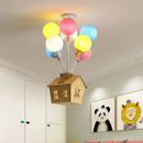 LED Balloon Ceiling Light Cartoon Kids Dreamy Decorative Men's Room Ljojo
