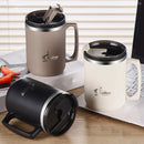 Ljojo Stainless Steel Insulated Coffee Mug with Handle