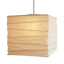 Ljojo Akari Rice Paper Cube Pendant Lamp - Modern Hanging Light for Living Room & Bedroom