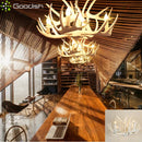 Medieval Wood Branch LED Pendant Chandelier - Stylish Hand-Knitted Design for Home Decor