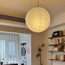 Ljojo™ Rice Paper Wabi Sabi Pendant Lamp, Ceiling Hanging Light for Kitchen, Living, Dining Room