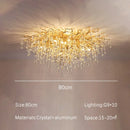 Gold Crystal Chandelier Modern Luxury for Dining Living Room - Ljojo