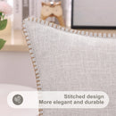 Ljojo Linen Chenille Pillow Case 50x50cm - Comfortable Decorative Cushion Cover
