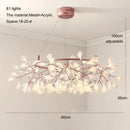 Nordic Modern Firefly Living Room Chandelier - Gold Black Room Decoration Lighting Chandelier by Ljojo