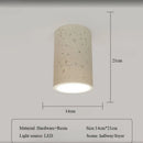 Ljojo LED Tube Light Ceiling Spotlight for Living Room Bedroom Corridor, Japanese Retro Style