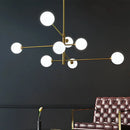 Geometry Chandelier Glass Pendant Light for Dining room Kitchen Island by Ljojo