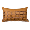 Ljojo Minimalist Woven Leather Cushion & Pillow Set