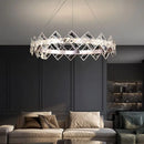Ljojo Modern Crystal LED Chandelier Pendant Lighting for Dining Living Room Home Decor