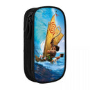 Ljojo Moana Kids Cartoon Pencil Case: Large Capacity, Office Supplies, Amazing Gift