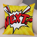 Ljojo Letters Print POP ART Pillowcase - Home Decor Cushion Cover