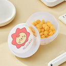 Ljojo Transparent Sealed Pill Box | Travel Pill Organizer Box | Dustproof Tablet Bottles