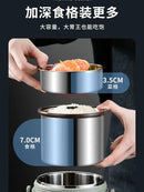 Ljojo 3-Layer Insulated Stainless Steel Student Bento Lunch Box
