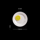 Ljojo Melamine Steak Trays Round Dinner Plates Dining Sets Hotel Househould