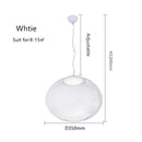 Nordic A Ball LED Pendant Light Fixture for Living Dining Room Kitchen by Ljojo