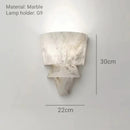 Ljojo Marble Wall Light: Luxury Spanish Design for Living Room, Bedroom, Corridor.