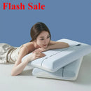 Ljojo Memory Cotton Neck Pillow with Double Core for Deep Sleep