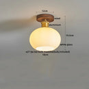 Ljojo LED Ceiling Lights: Modern Nordic Style Aluminum Glass Lamp for Indoor Living Room