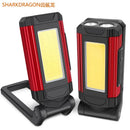 Ljojo Magnetic COB Work Light USB Rechargeable Portable Lantern Camping Light Technology-Fueled Flashlight
