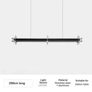 American Industrial LED Ceiling Chandelier by Ljojo - Long Line High-end Pendant Light for Home Decor