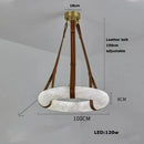 Ljojo LED Resin Pendant Light for Modern Luxury Living Spaces